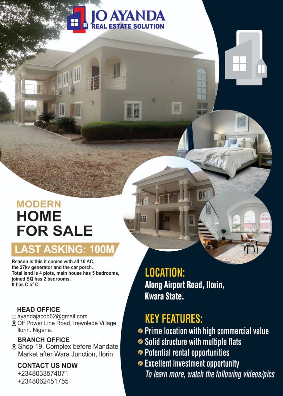 Modern 5 Bedroom Home